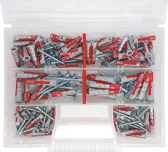 Set di viti autoalimentanti, 80 pezzi, 5 mm, 6 mm, 8 mm