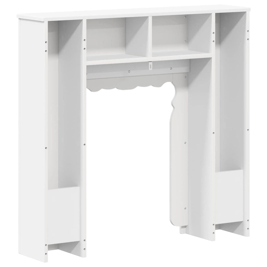 Cornice per camino Bianco 93 x 20 x 89 cm Legno ingegnerizzato 8006624