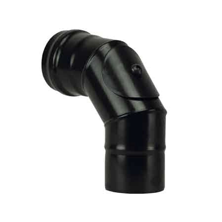 GOMITO A 90  ° CON ISPEZIONE PER STUFE A PELLET 'LIGHT'  EE ? 100 mm - SAVE