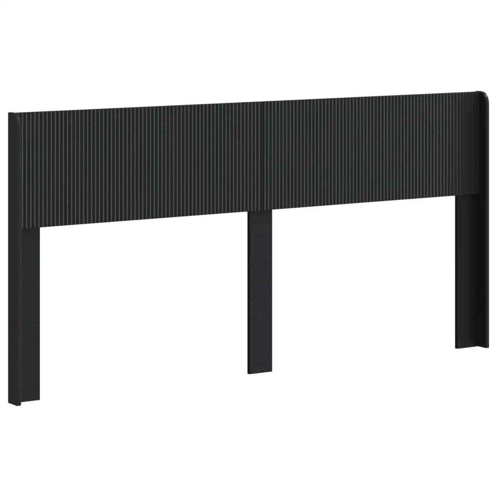 Testiera Letto Nero Legno ingegnerizzato 889666