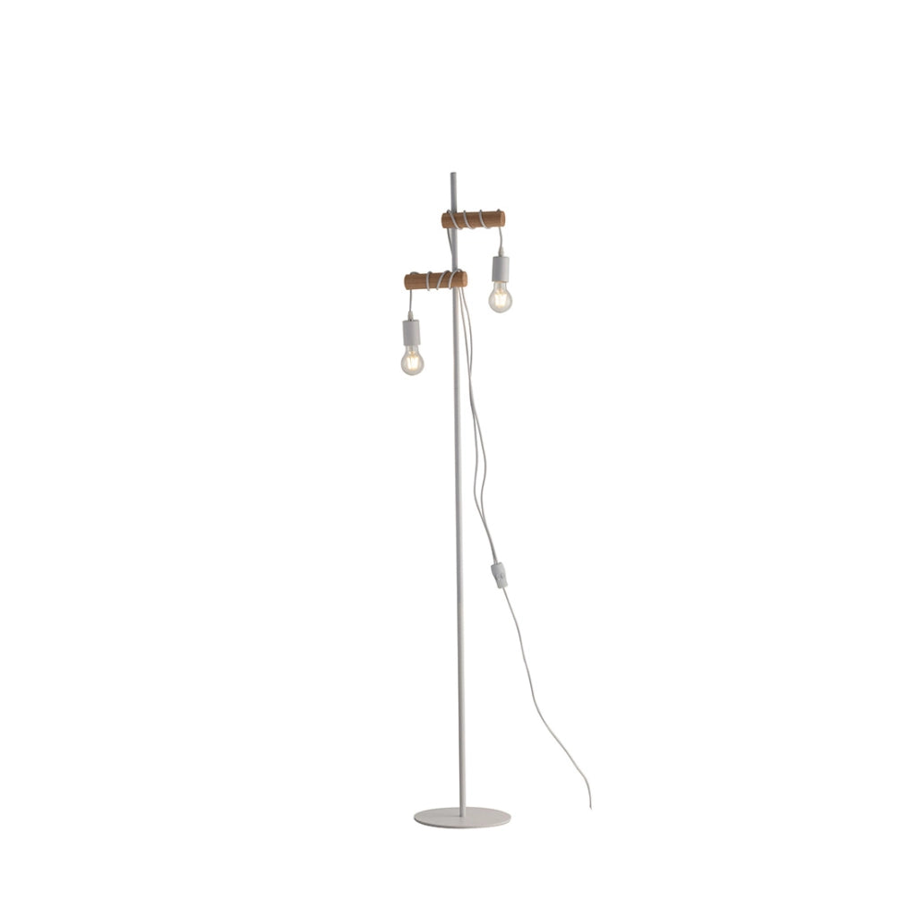 Lampada da terra CHLOE bianco