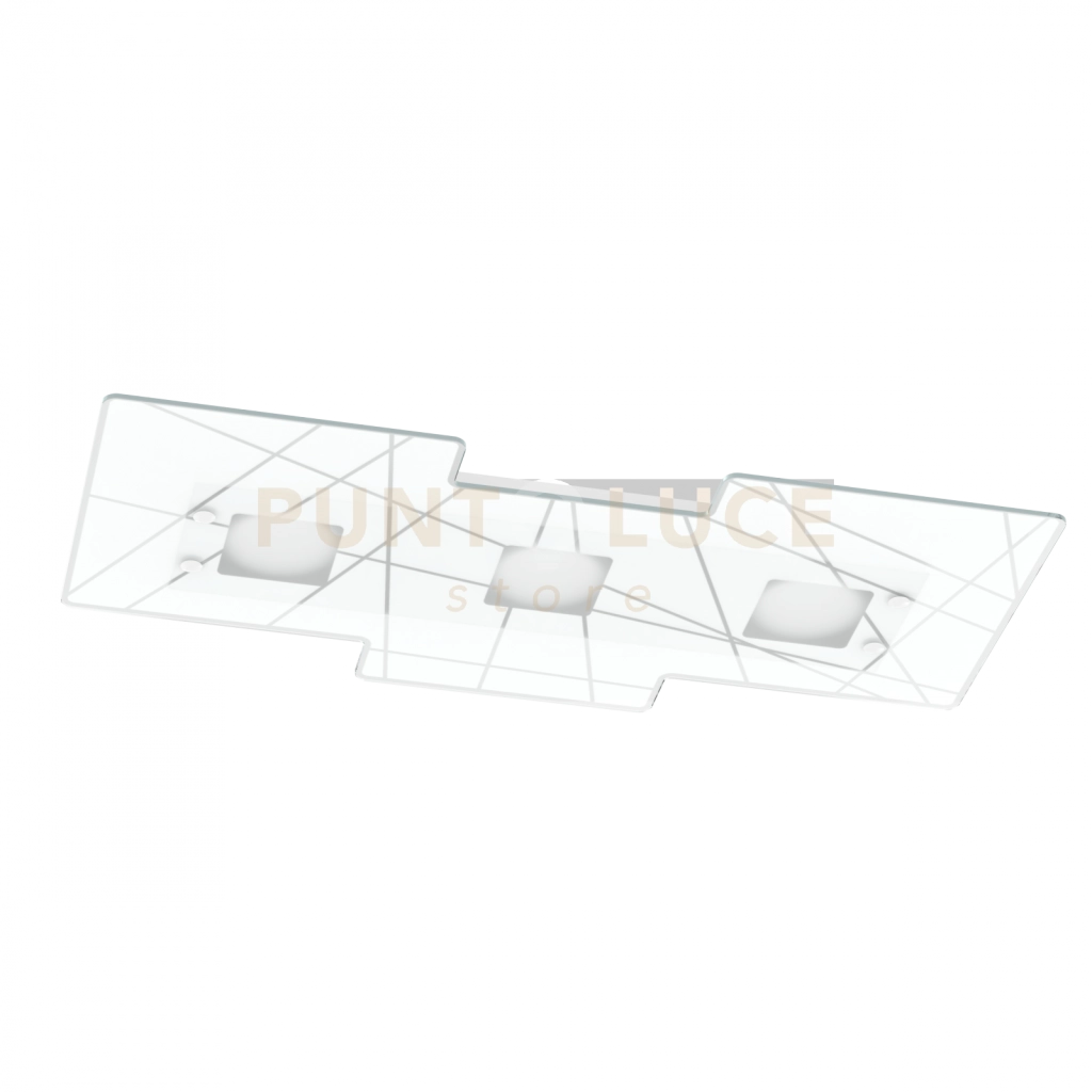 FOCUS APPLIQUE-PLAFONIERA 3 LUCI 1199-3 R