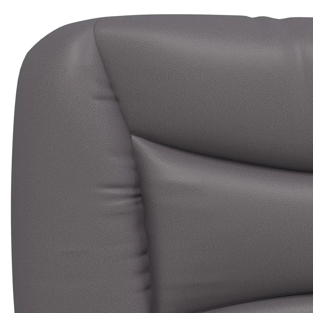 Letto con Materasso Hvar Grgio 80x200 cm in Similpelle