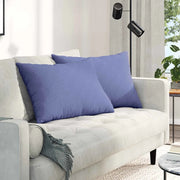 Cuscini da Divano 2 pz-Set di 2 Cuscini per Sofa Blu jeans 70 x 50 cm Tessuto