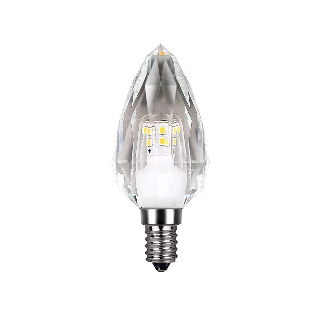 Lampadina LED cristallo 4W E14 C37 4000K 500lm Eko-Light