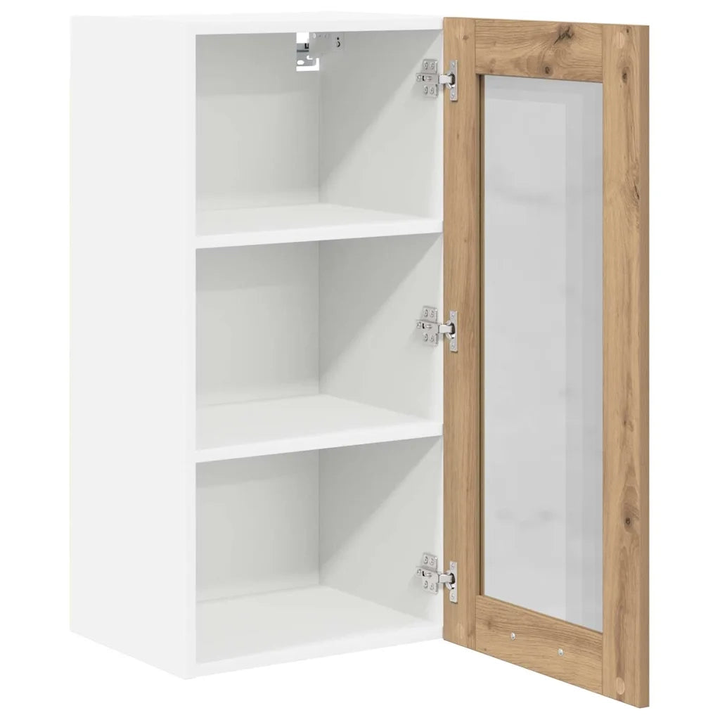 Armadio pensile | Mobile da Cucina 2 pz Rovere artigianale 40 x 31 x 80 cm
