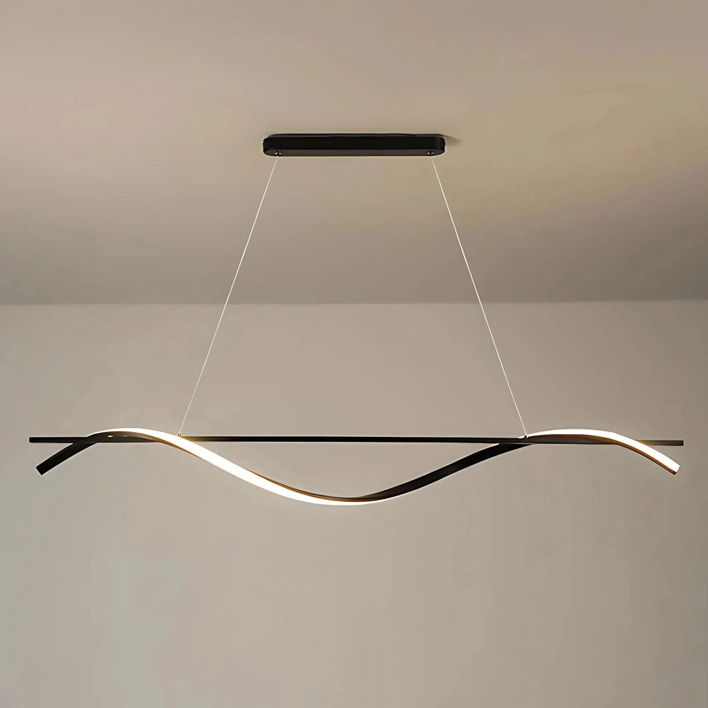 Lampada A Sospensione Lhj019-cp 120 Cm Nero