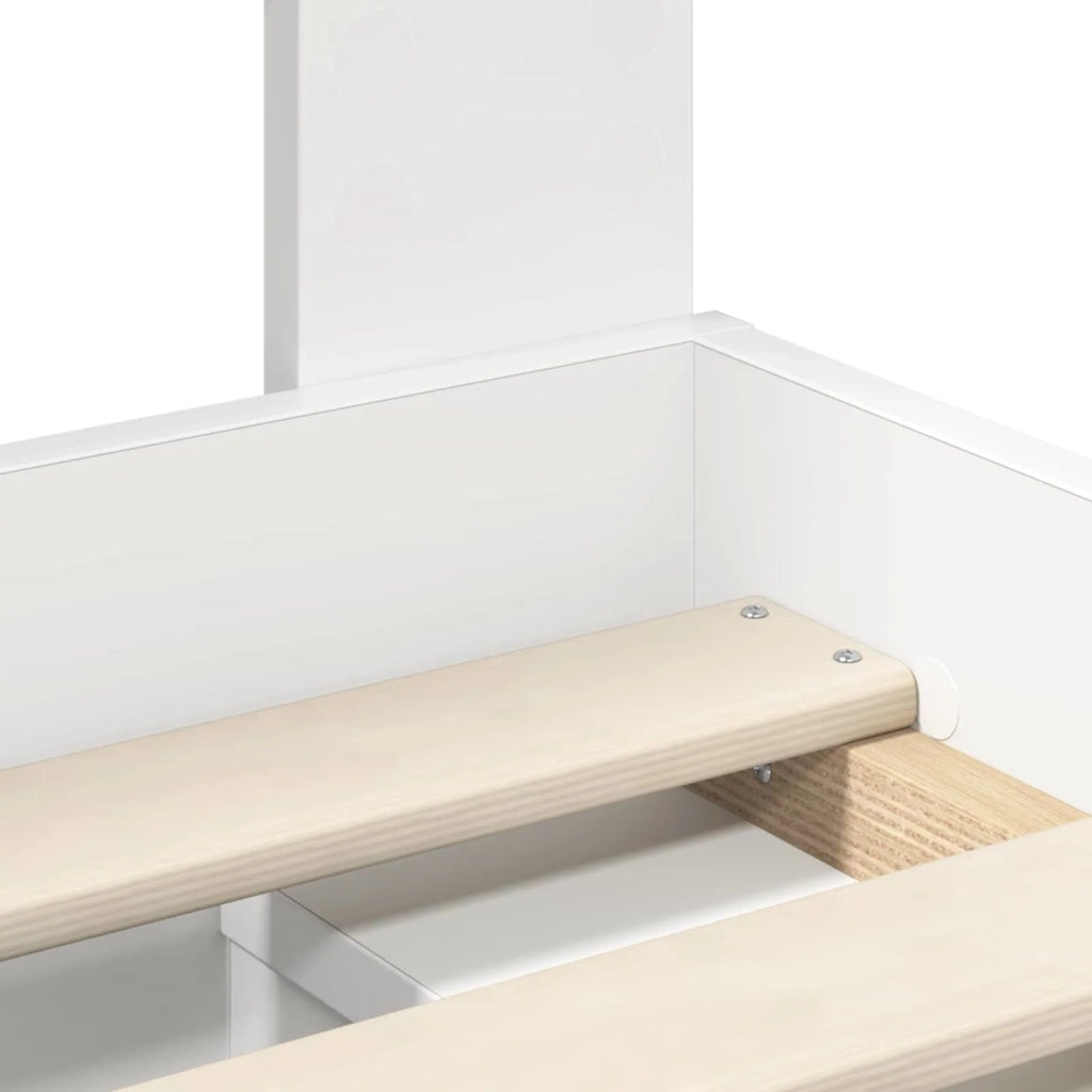 Struttura del letto Bianco 160 x 200 cm Pino massello 3413281
