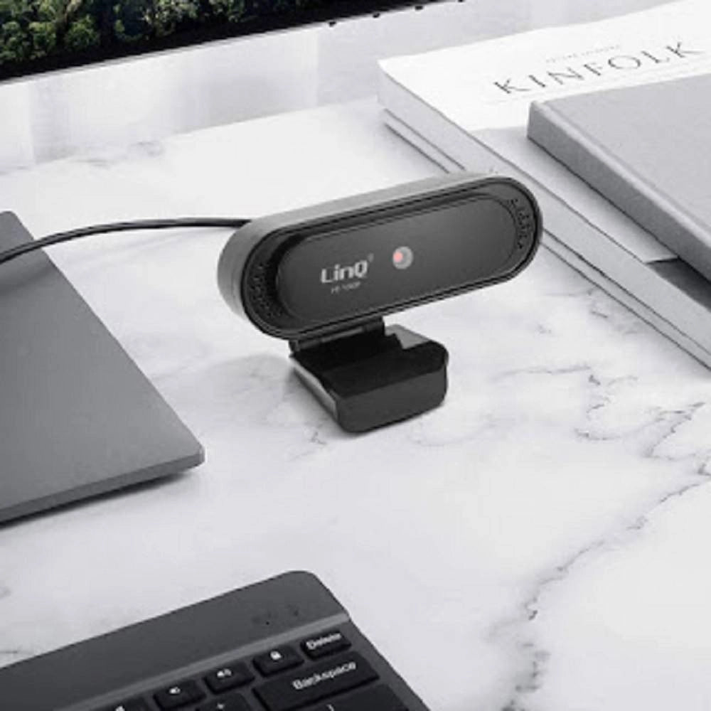 Trade Shop - Webcam Usb Full Hd 1080p 30 Milioni Pixel Con Microfono Videoconferenza Hd1090 -