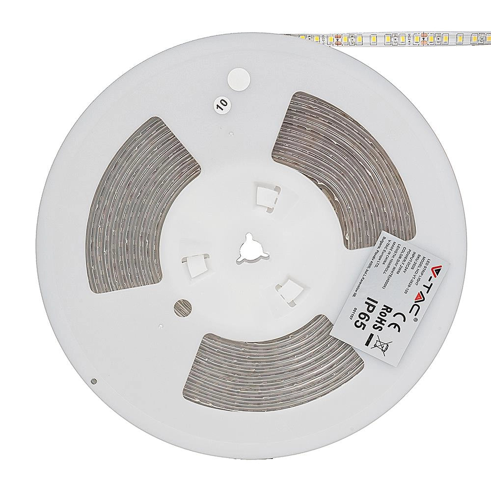 V-TAC Striscia LED SMD2835 24V IP65 10m 7,5W/m 3000K