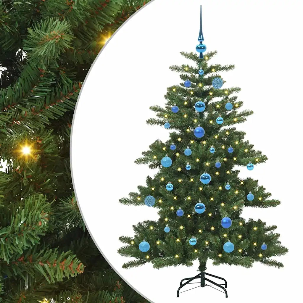 Albero di Natale | Decorazioni natalizie Artificiale con Rami Pieghevoli Verde 150 cm