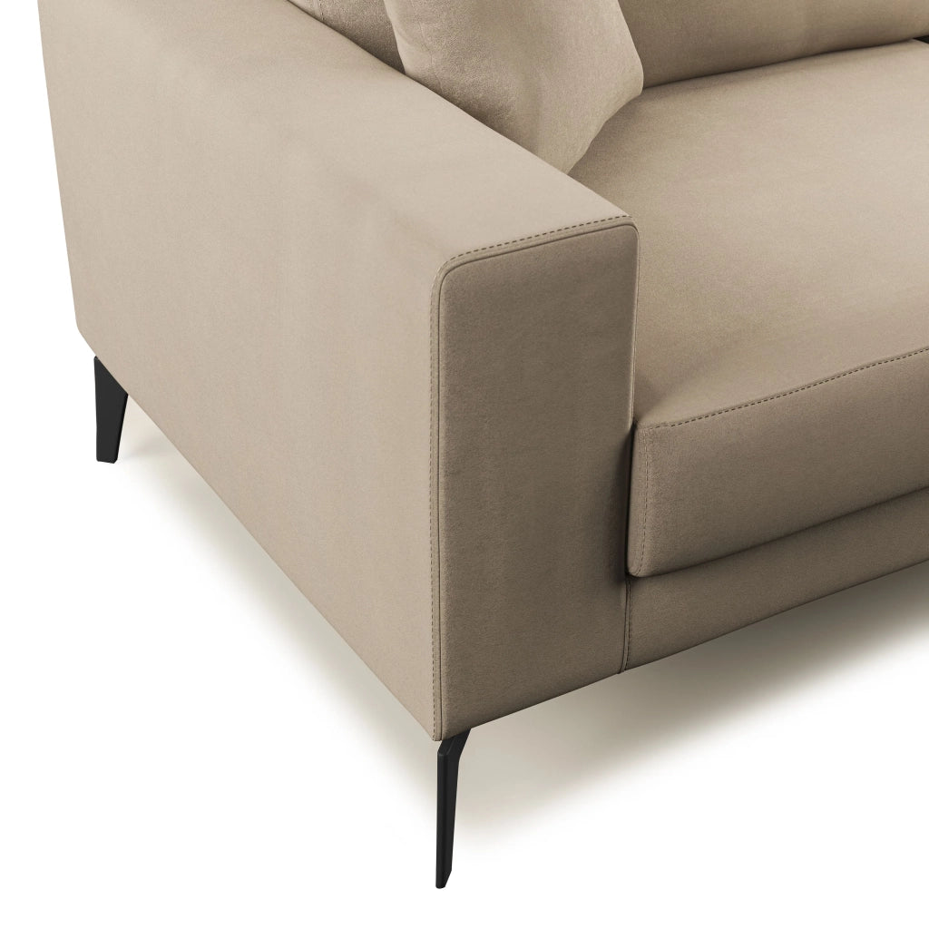 Prestige Divano design moderno T11 G186 cm tortora