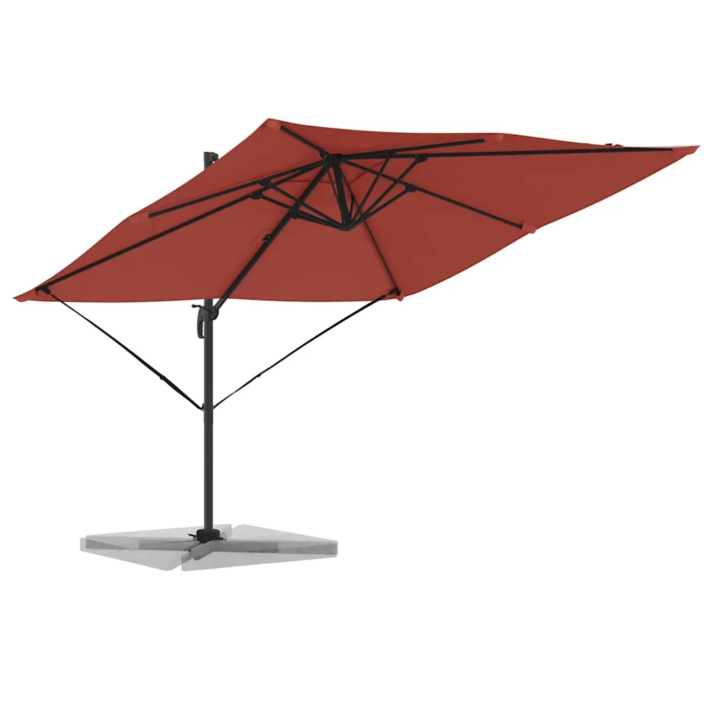 Parasol Roma Rosso 286 x 284 x 265 cm Alluminio e Poliestere 42003342