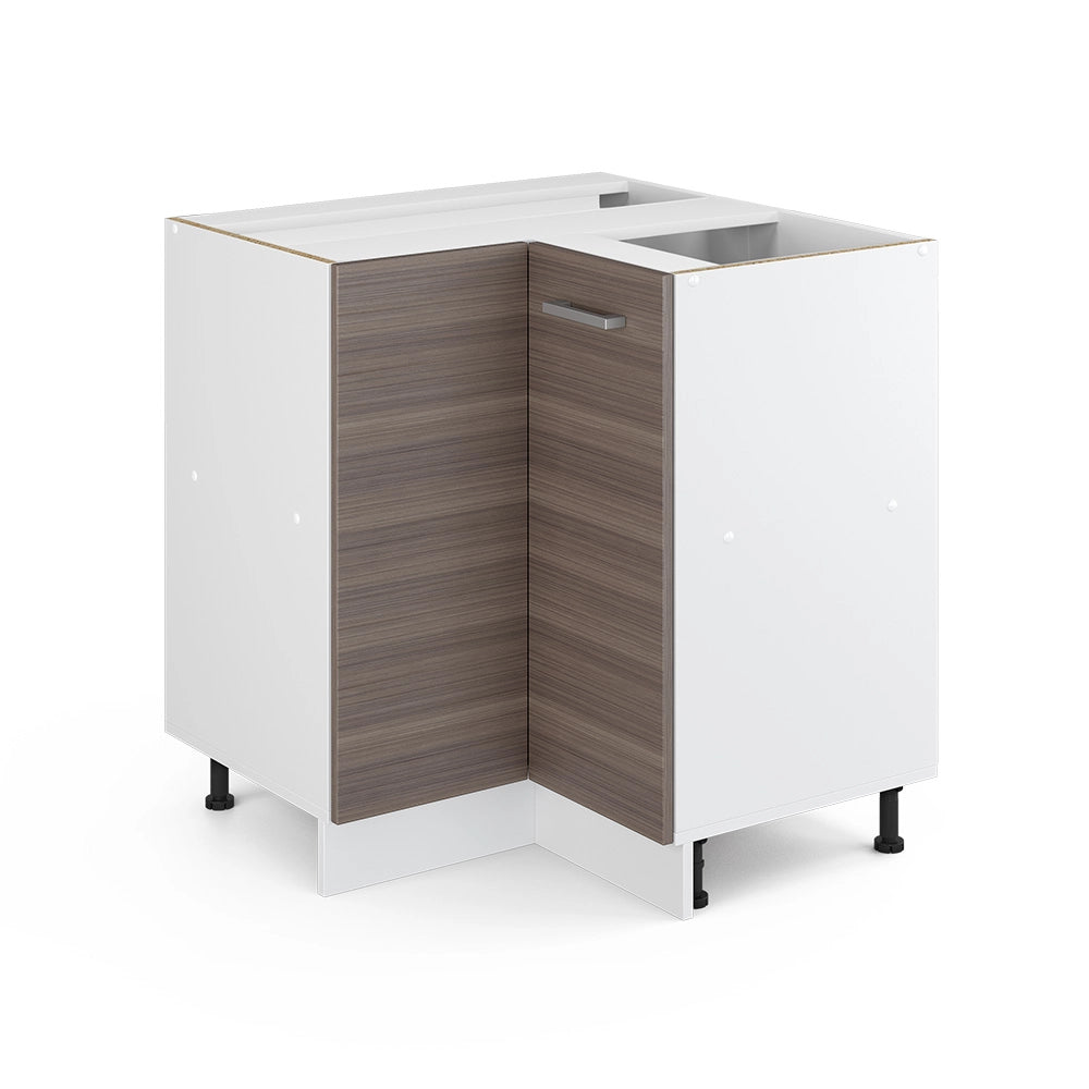 Armadio universale ad angolo R-Line Grigio 75.6 cm con anta, senza piano di lavoro Vicco
