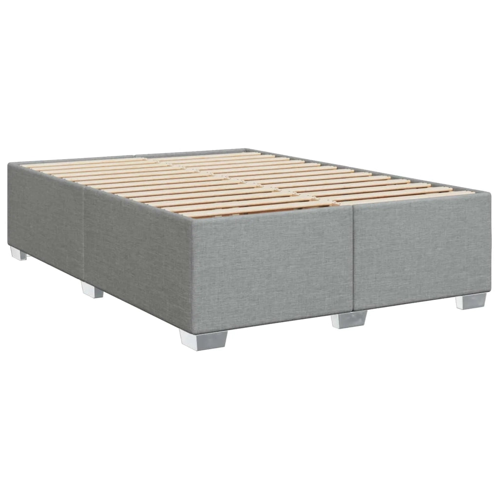 Letto box spring con materasso Grigio Chiaro 160 x 200 cm 3450516