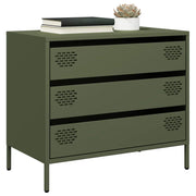 Credenza Verde Oliva 68x39x58,5 cm in Acciaio Laminato a Freddo 851296