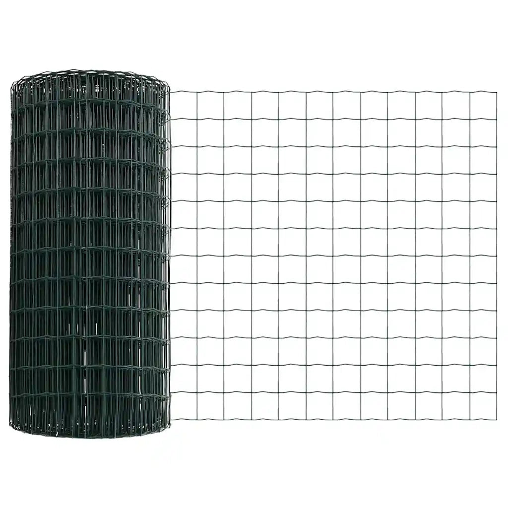 Recinzione con Posto Verde 0,6 x 50 m Acciaio e PVC 3350602