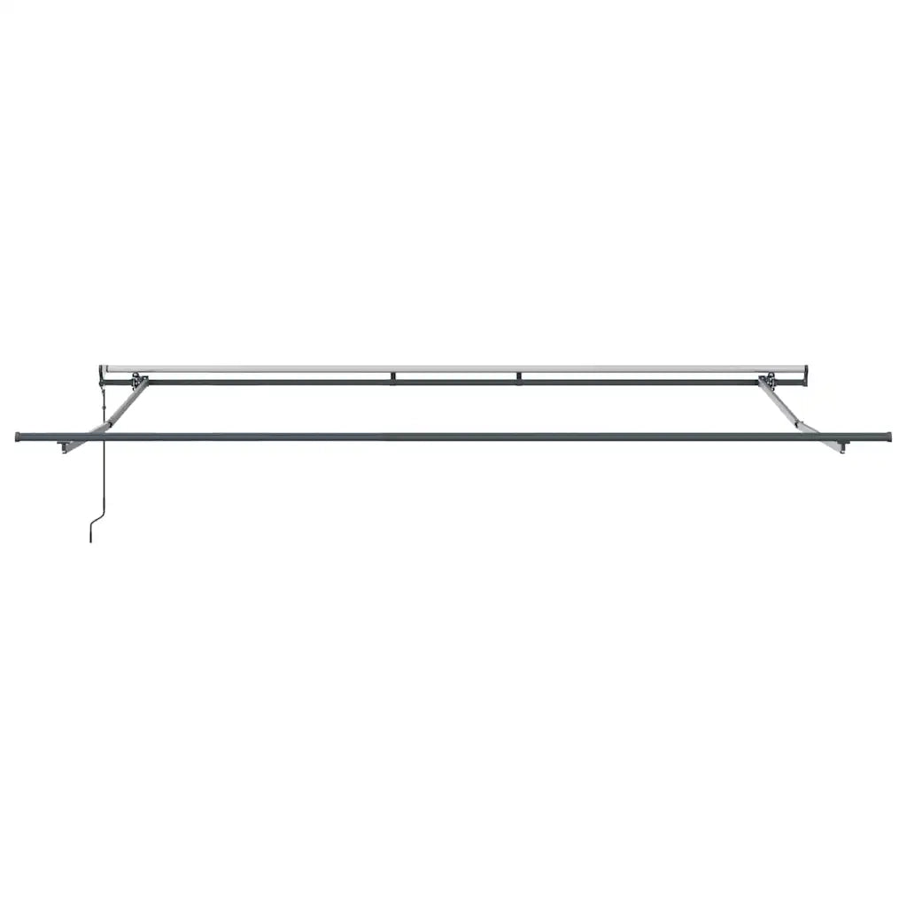 Tenda da Sole Antracite 4 × 3 m Metallo 313251