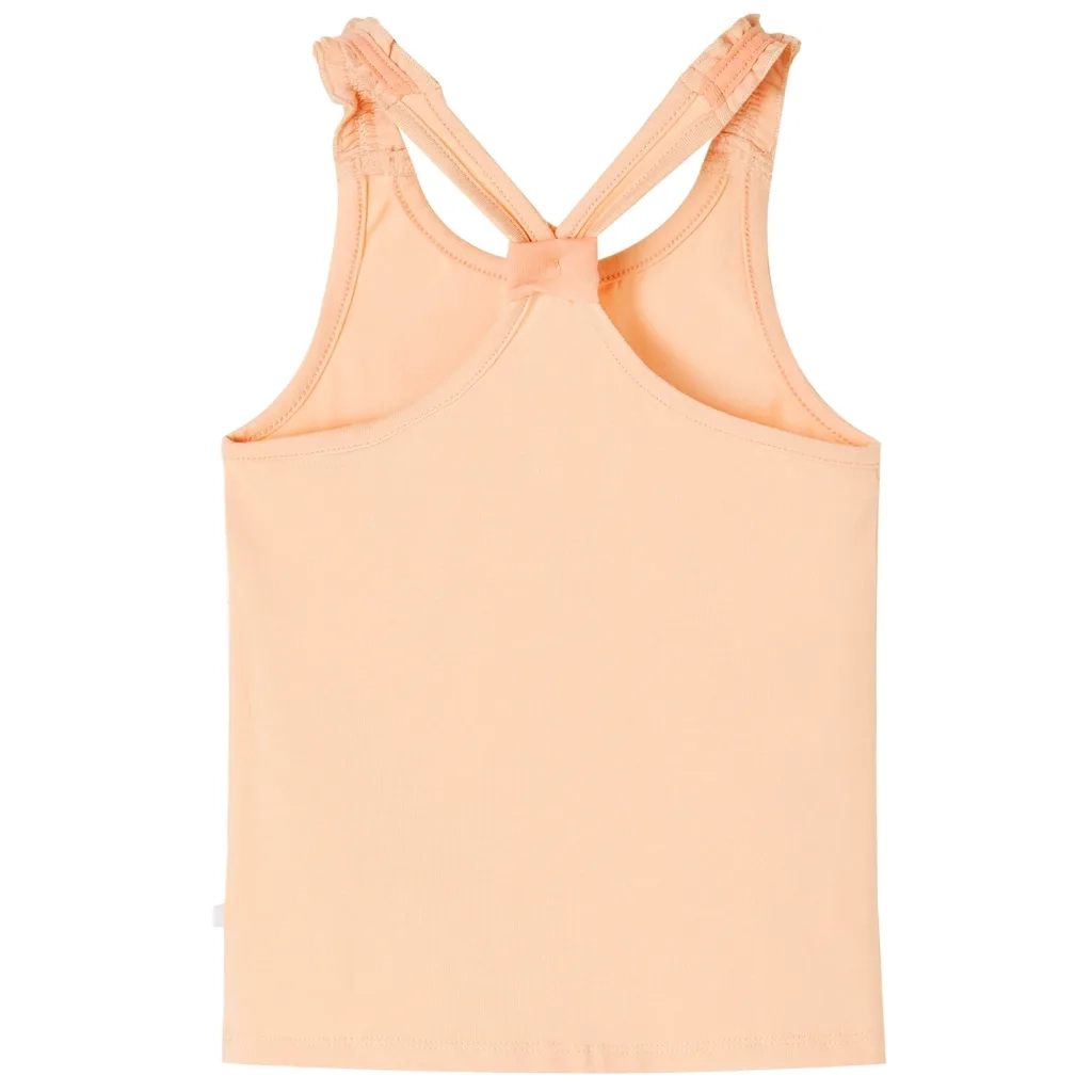 Canotta da Bambina Arancione Chiaro 128