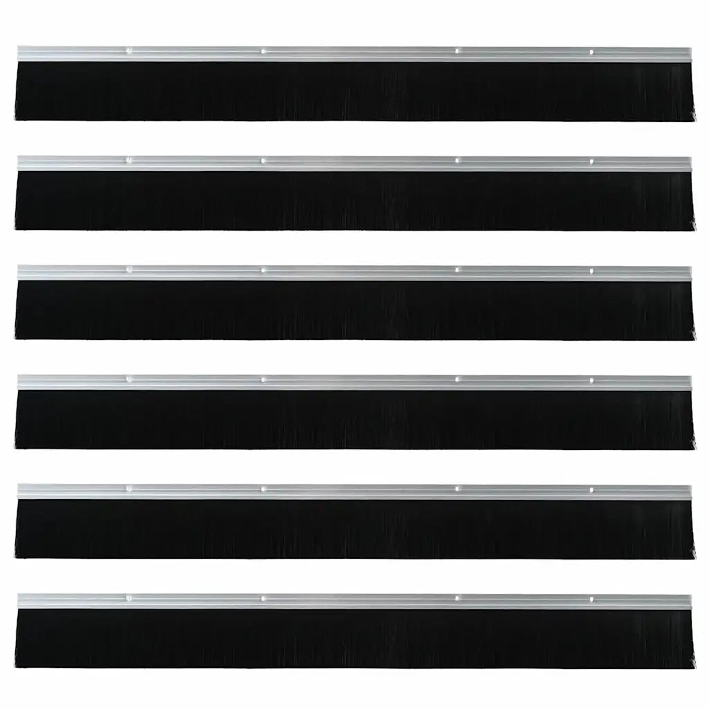 Spazzole per porte a vite 6 pz Argento 100 cm CFW3863822