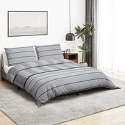 Set Copripiumino Grigio 155x220 cm in Cotone 136440