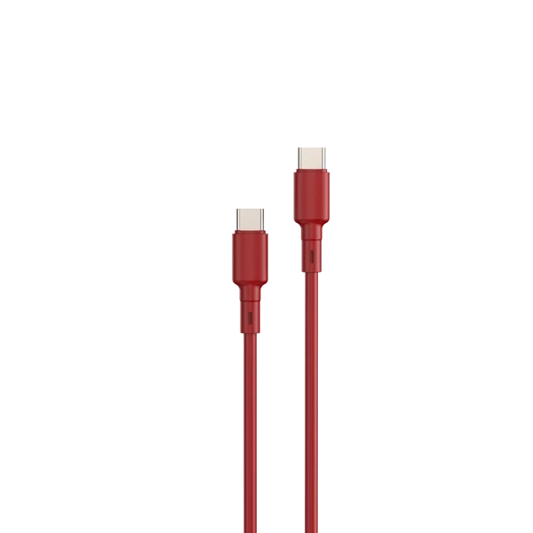 Caricatore Gan 45W Rosso USB con USB a Cavo USB con USB C Lostech