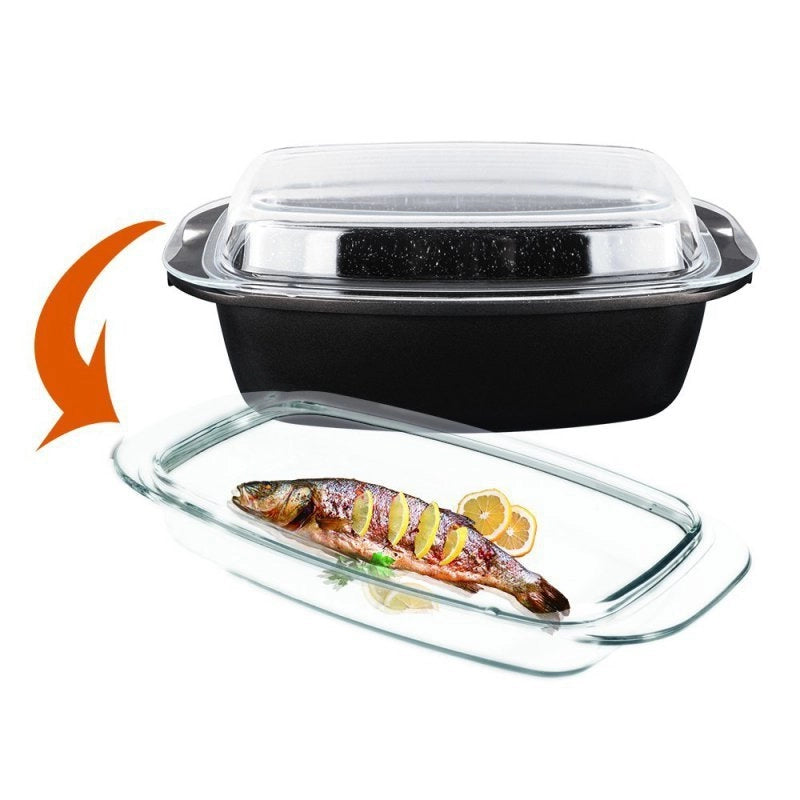 Berlinger haus BH-1461 5.2L Granito Antiaderente Roaster