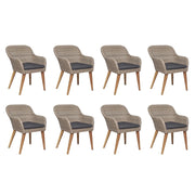 Set da Pranzo da Giardino 9 pz con Cuscini in Polyrattan 3057815