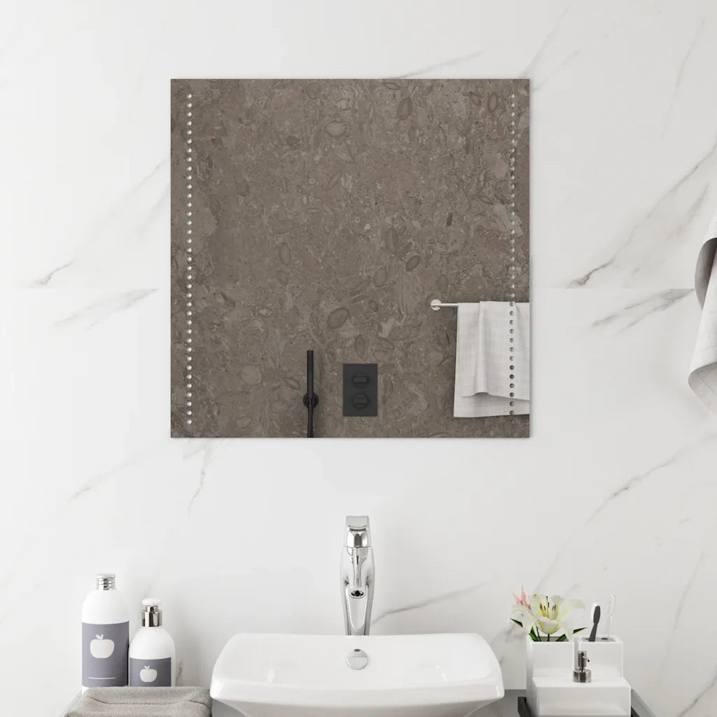 Specchio da Bagno con Luci LED 60x60 cm 151721