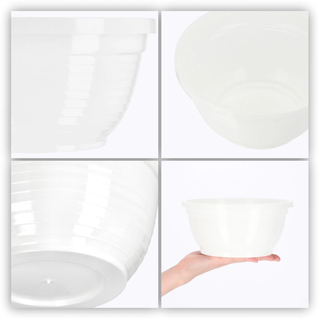 Vaso da fiori in plastica KADAX per cimitero, ideale per crisantemi, 20 cm.