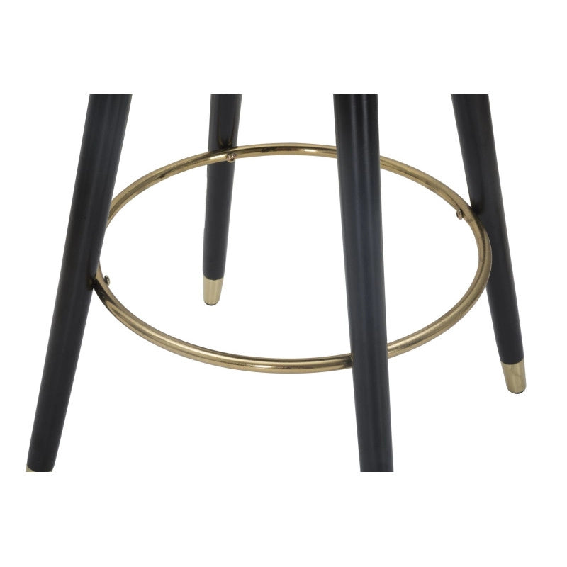 Sgabello Bar Prague Crema cm 55x56x104