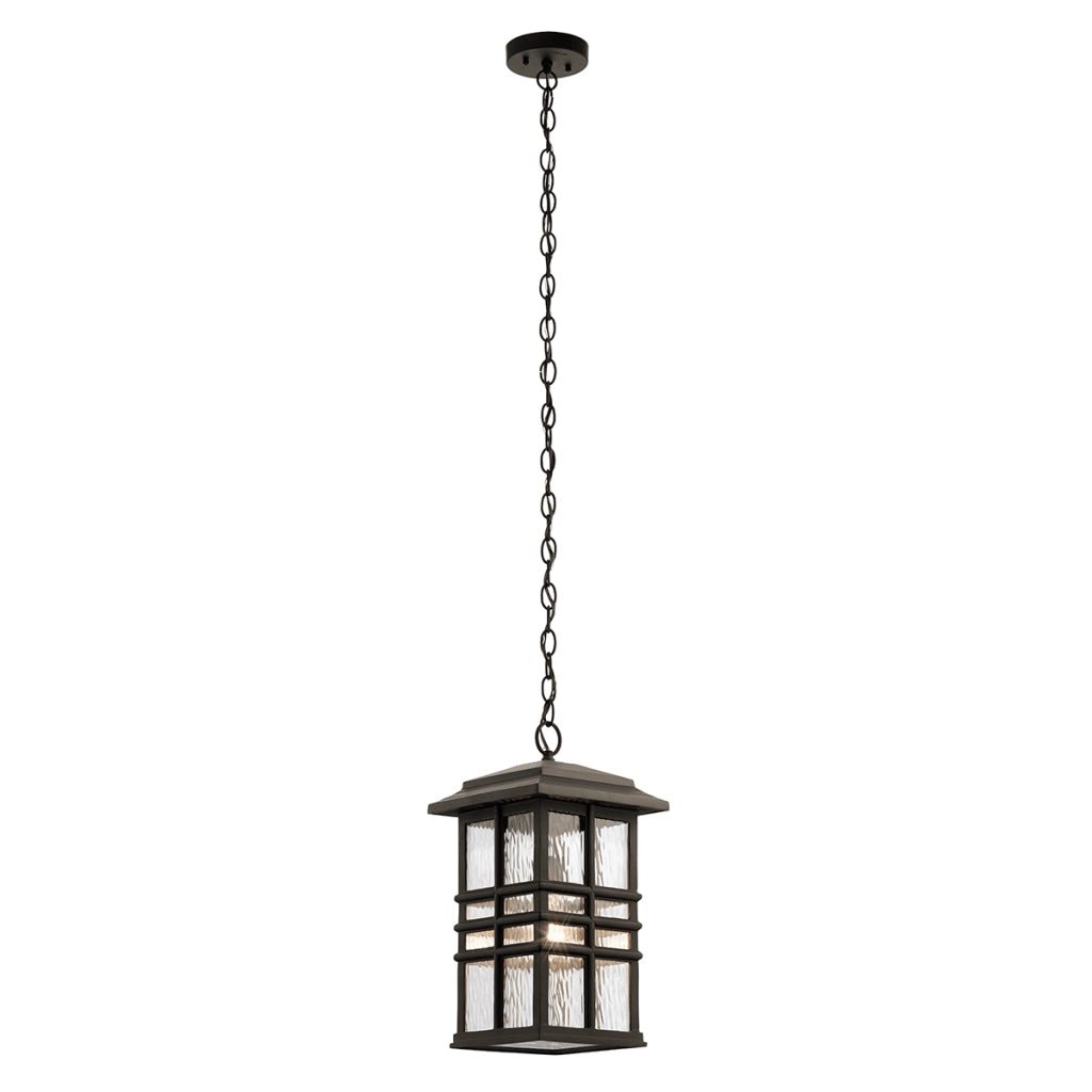 Lampada sospensione esterno Beacon Square bronzo E27 60W Kichler