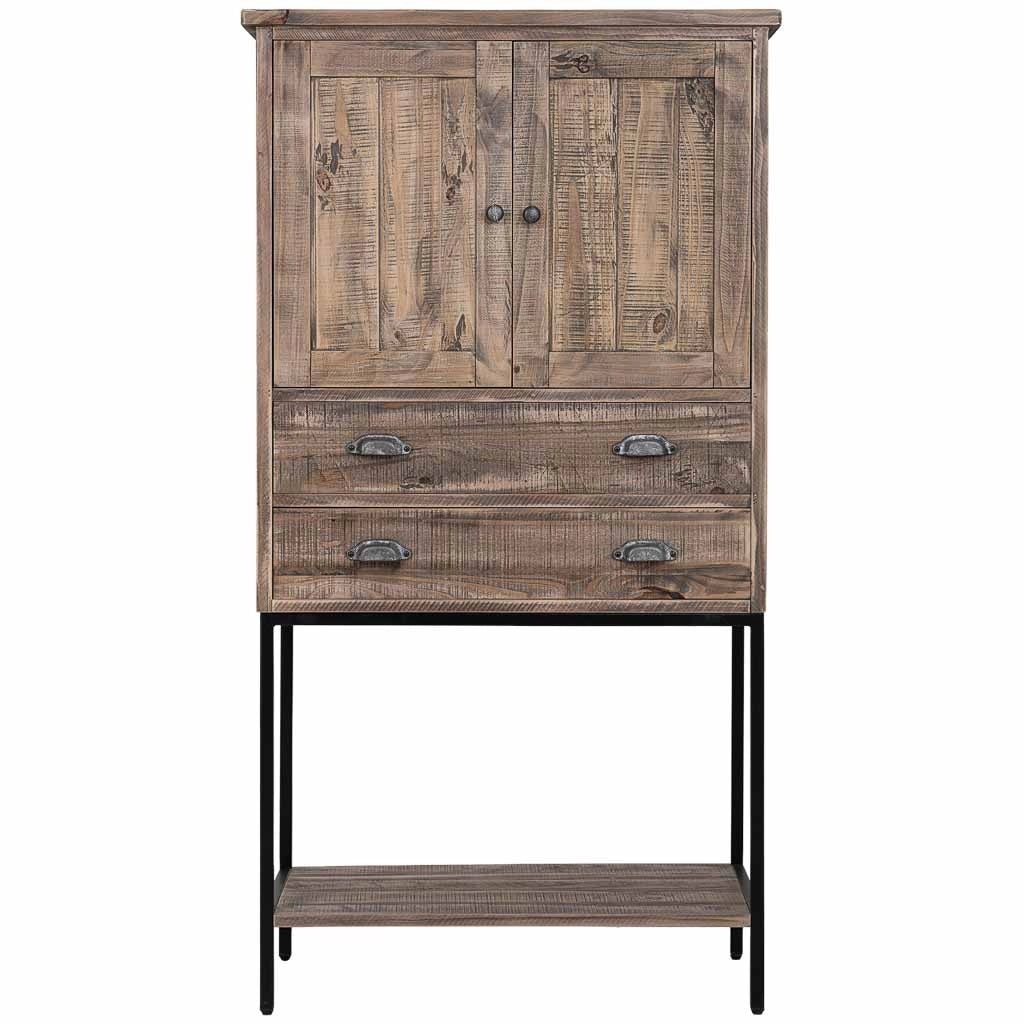 Armadio in legno marrone 81x40x152h cm