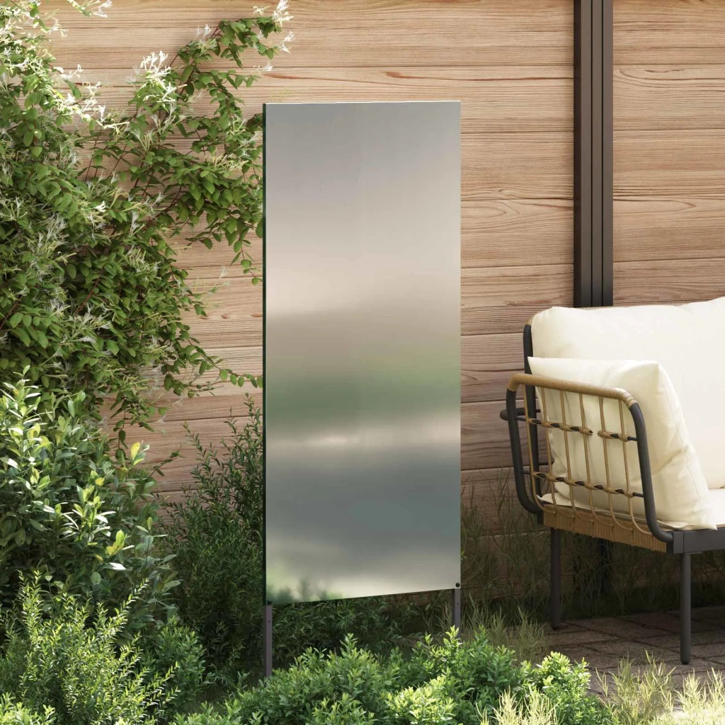Schermo per privacy in giardino Traforo Argento 50 x 140 cm 876292