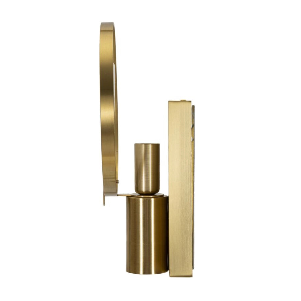 Lampada a Parete VKH73, Oro, Metallo, 20x10x29 cm