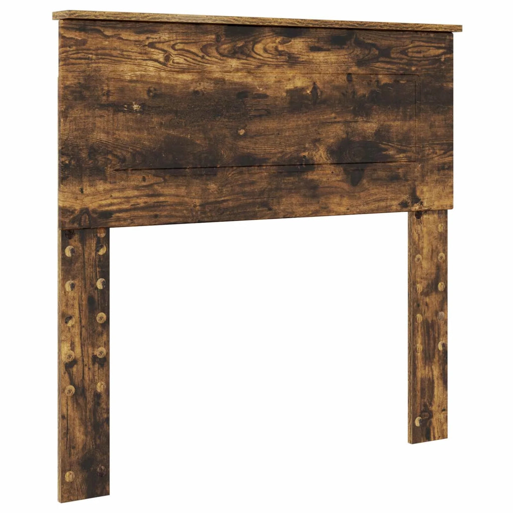 Letto singolo | Letto per adulti | Struttura del letto Rovere fum¨¦ 75 x 190 cm Legno multistrato