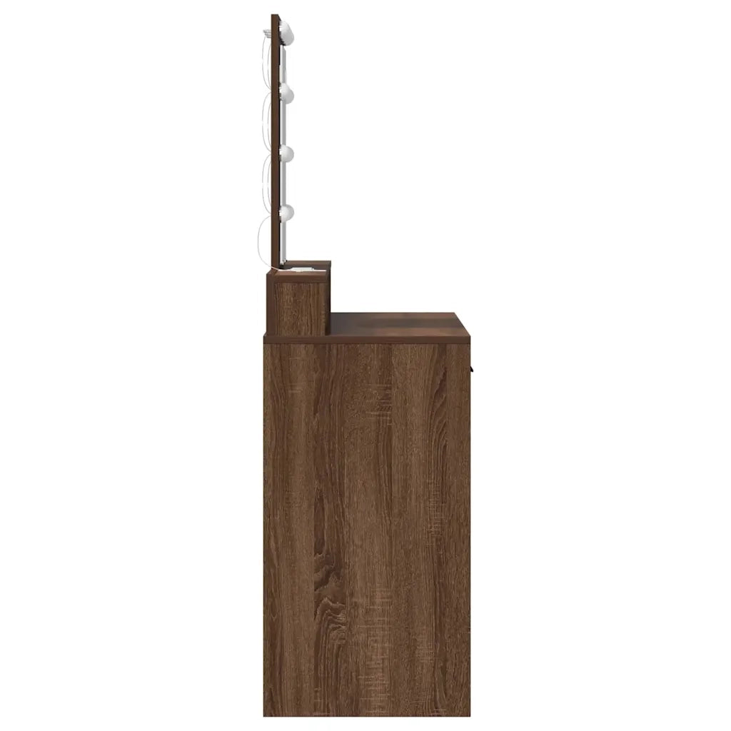 Toeletta | Tavolo da Trucco Marrone 100 x 41 x 140 cm Legno multistrato
