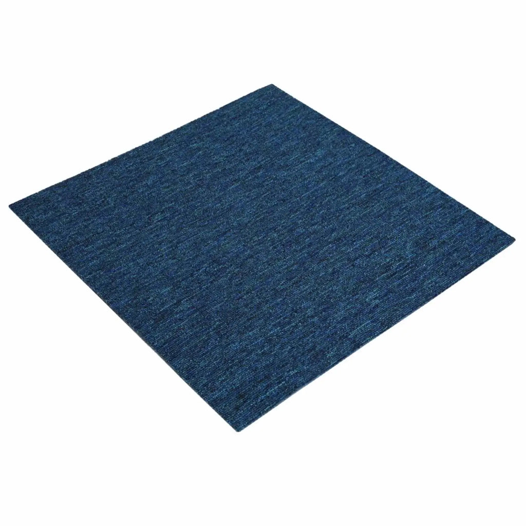 Piastrella per Tappeto Blu 50 x 50 cm 4 pcs PP e Bitume 42032456