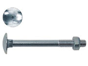 BULLONE ACCIAIO TESTA TONDA CON DADO- - ø mm.10x160 - 50 pezzi AMBROVIT
