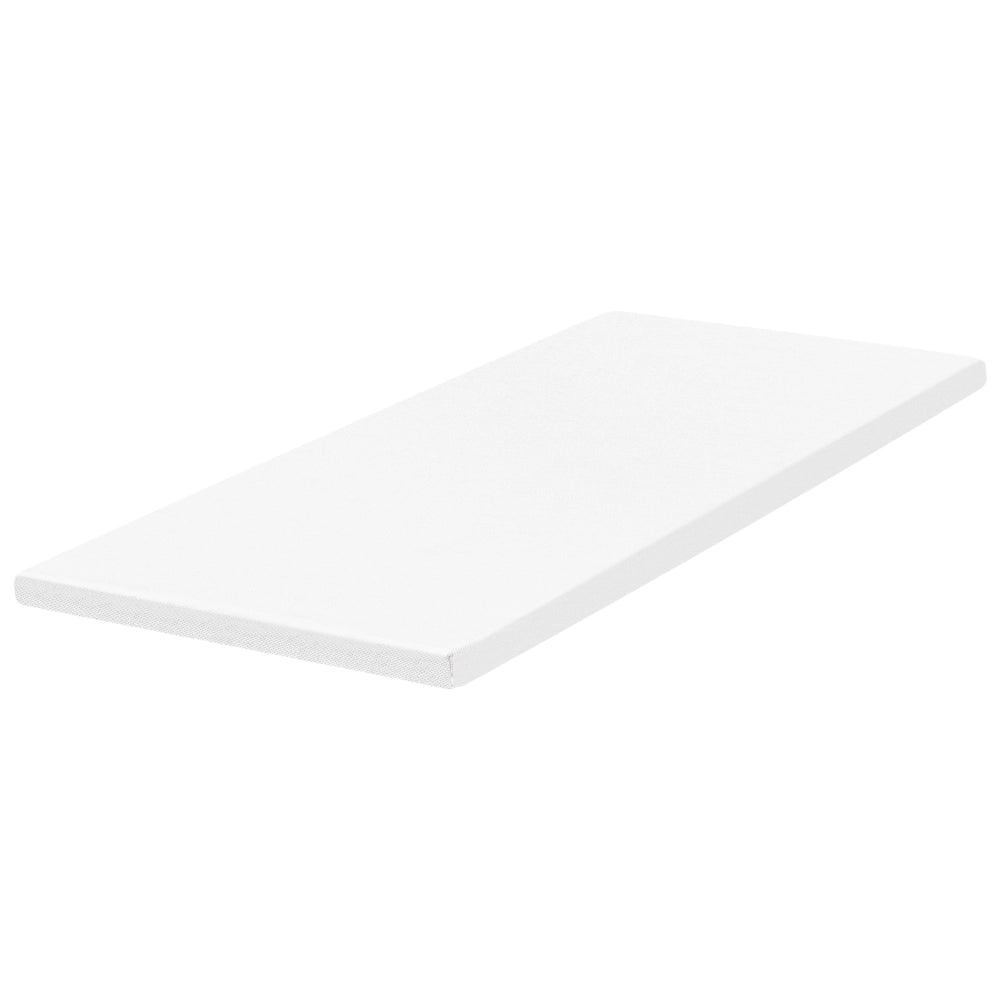 Coprimaterasso in schiuma bianco 90 x 200 cm comfort morbidezza