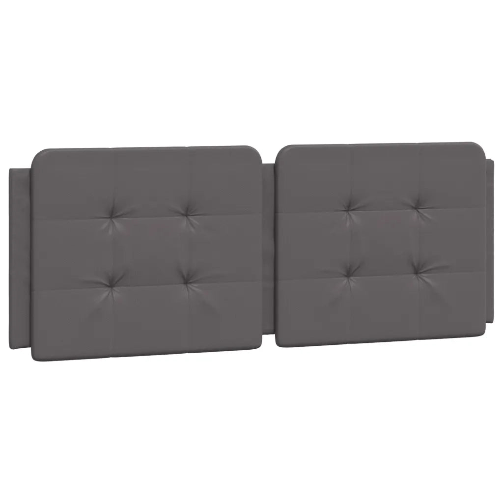 Letto con Materasso Zadar Grigio 140x200 cm in Similpelle