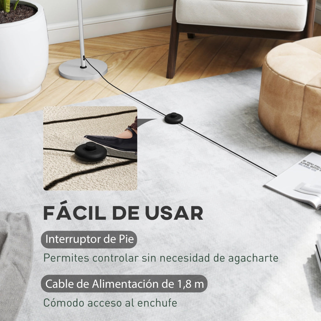 Lampada da Terra Moderna per Salotto ¨C Minimal ¨C Grigio ?30x155 cm