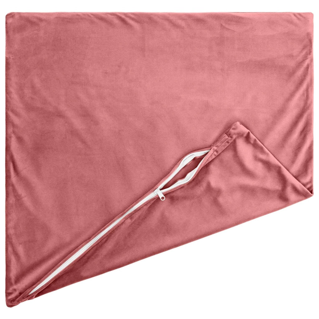 Federa 12 pcs HEERLEN Rosa 50 x 50 cm Velluto 910797