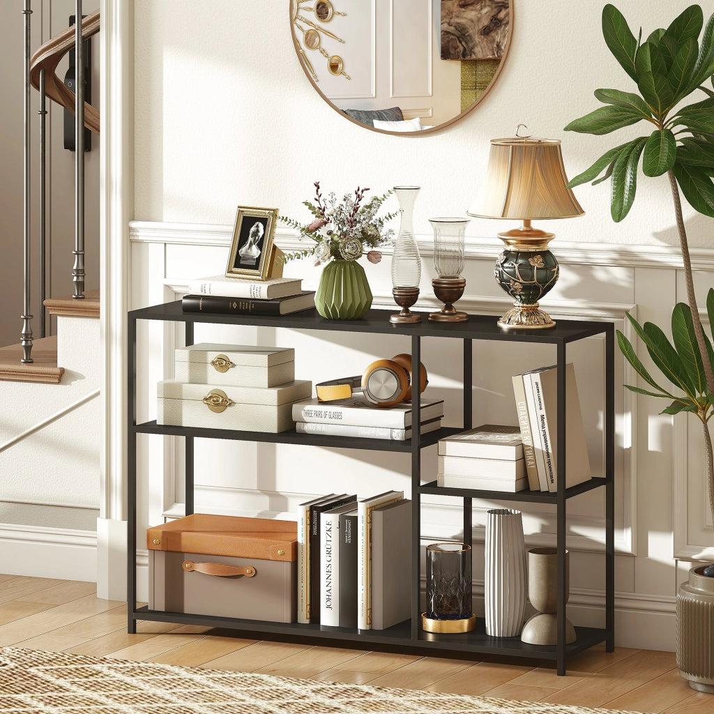 Tavolo console 4 livelli ¨C Minimal ¨C nero metallo