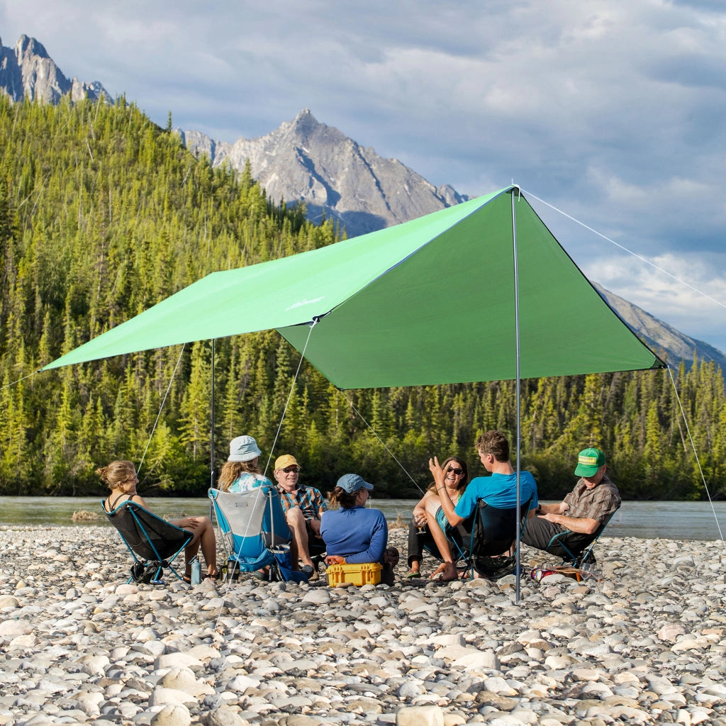 Tenda da Sole Portatile 3x3 m ¨C zephmum ¨C Verde