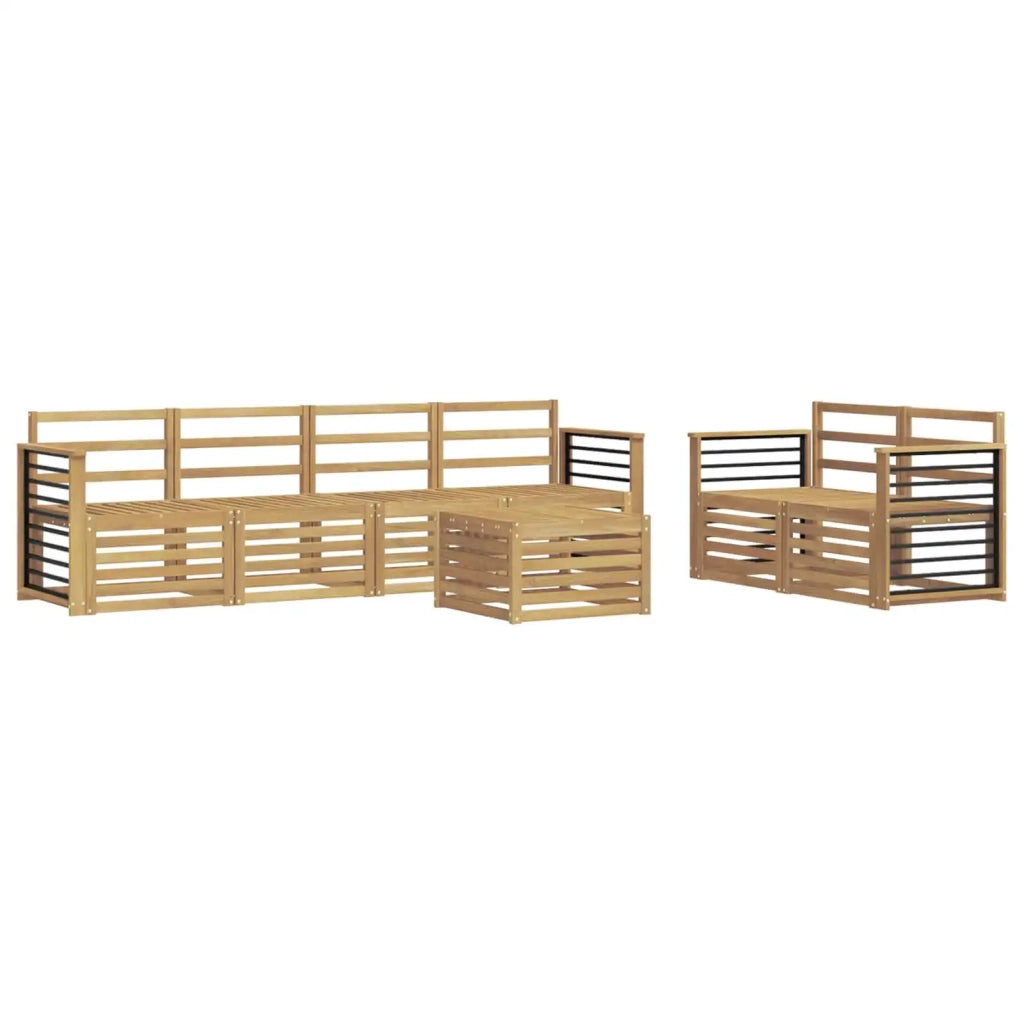 Set divani Legno di Acacia Massello 3391444