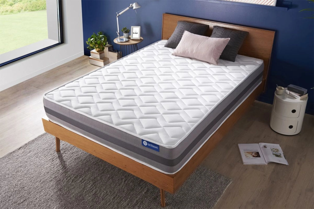 Materasso Actiflex relax 130x220cm - Spessore : 24cm - Molle insacchettate e memory foam - Moderatamente rigido