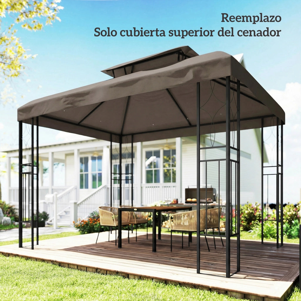 Toldo ¨C Minimal ¨C Marrone 4x3 m