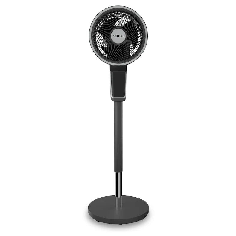 Ventilatore SOGO a 5 pale con base e comando RDO, 30 cm (12"), 60 W.