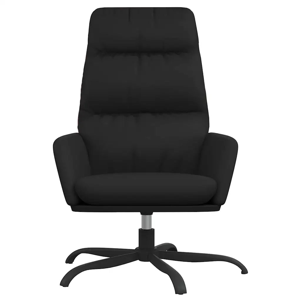 Divano Sedia-Poltrona Relax Nera in Similpelle 501302